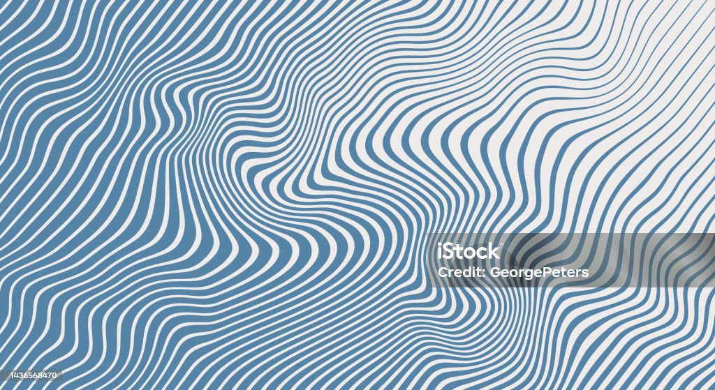Half Wave Pattern Rippled Wavy Half Tone Pattern Stock Illustration - Download Image Now ...