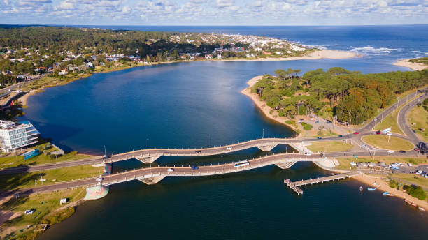 istock Wavy bridge of the Barra de Maldonado 1436575021