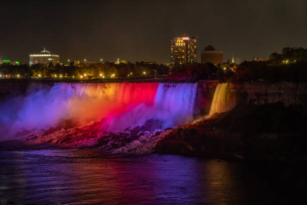 istock Illuminated Horseshoe Niagara Falls, Ontario, Canada 1436586019