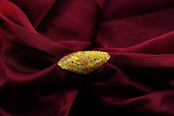 istock Indian Jewellery Gold and Diamond 1436596237