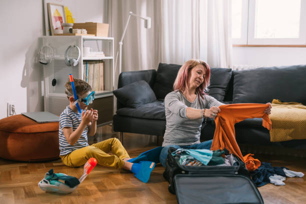 istock mother and son at home 1436616710