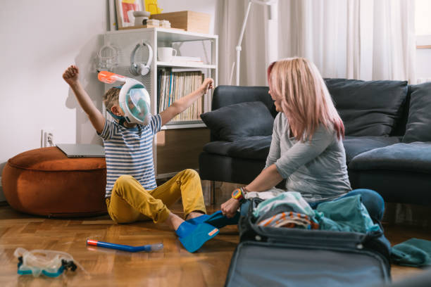 istock mother and son at home 1436616731