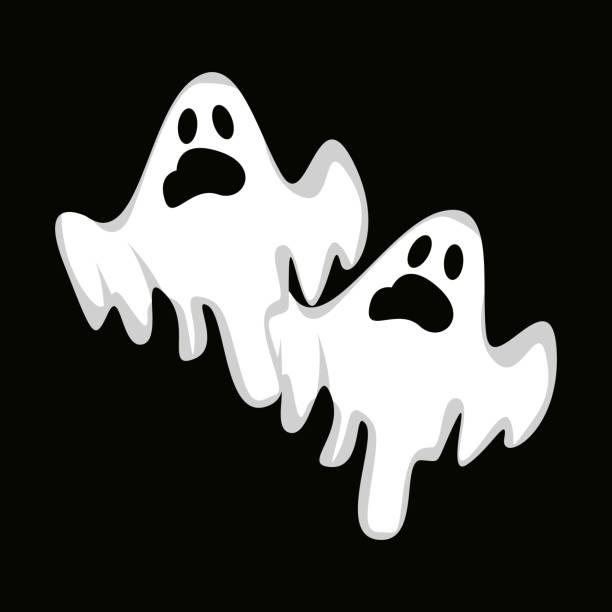 istock Ghost  Design, Halloween Icon, Halloween Costume Illustration, Celebration Banner Template 1436619067