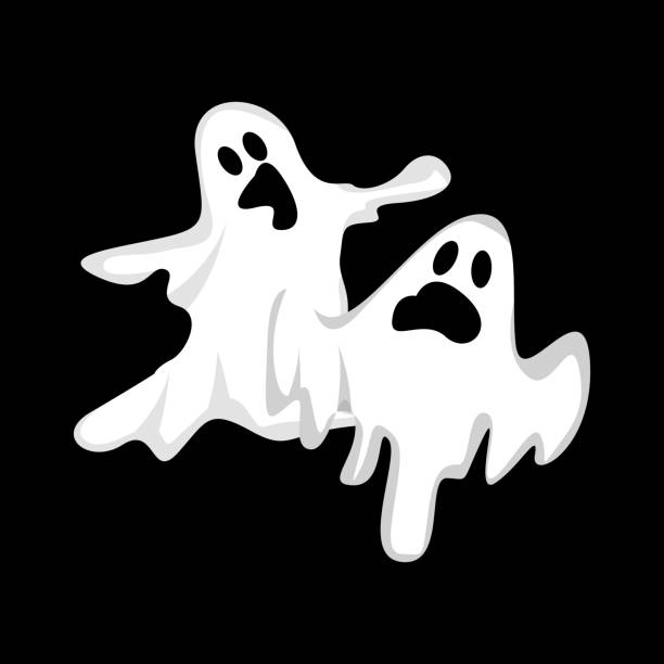 istock Ghost  Design, Halloween Icon, Halloween Costume Illustration, Celebration Banner Template 1436621185