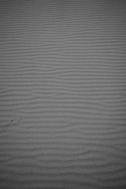 istock Vertical grayscale shot of sand dune textures for wallpapers 1436622070