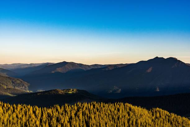 istock Rarau mountains at sunrise, Romania 1436622848