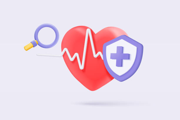 istock 3d red heart with pulse line with magnifier and plus icon. heartbeat or cardiogram, pulse beat measure, cardiac assistance, medical first aid and health care. 3d aid vector icon render illustration 1436624701