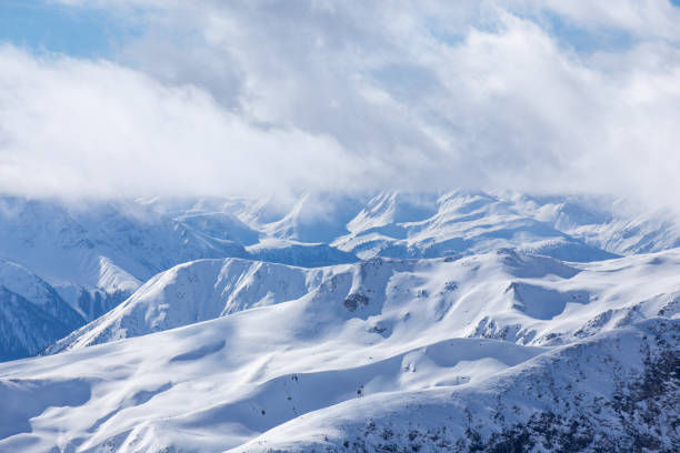 istock Snow-covered mountains in Switzerland 1436625846