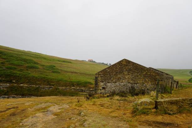 istock Small hut in a valley in a village in Spain 1436632946