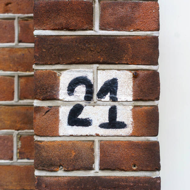 istock house number twenty one (21) 1436639834