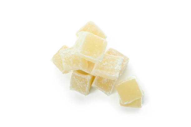 istock Delicious turkish delight isolated on white background 1436648235