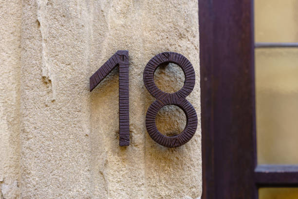 istock house number eighteen (18 1436657931