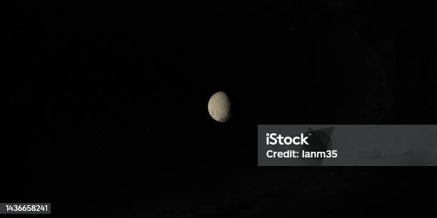 Towards Dwarf 28978 Ixion In The Outer Space Stock Photo