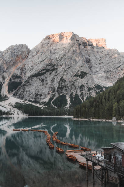 istock Lago di Braies, Dolomites, Italy 1436661131