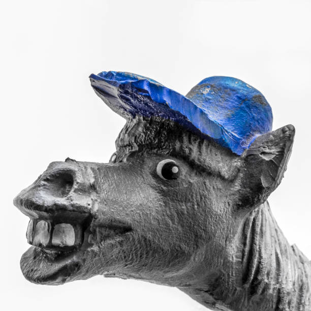 istock Statuette of a donkey head 1436669191