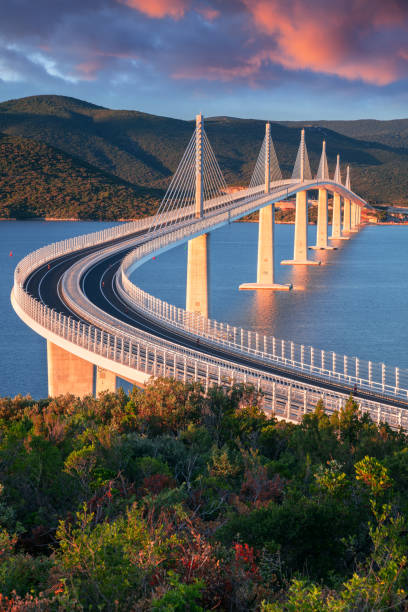 istock Peljesac Bridge, Croatia. 1436671919