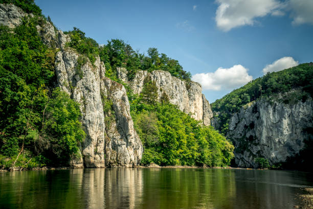 istock Danube river in Kelheim, Bavaria, Germany 1436674533