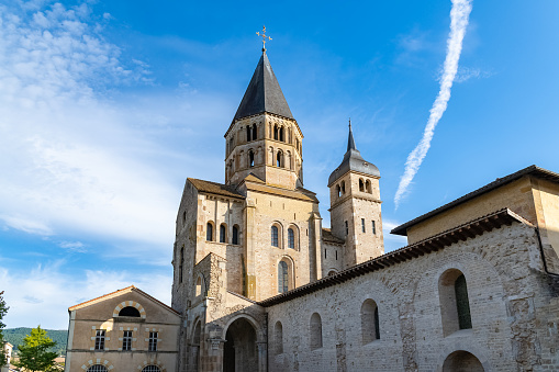 Cluny abbey, medieval monastery in Burgundy, France