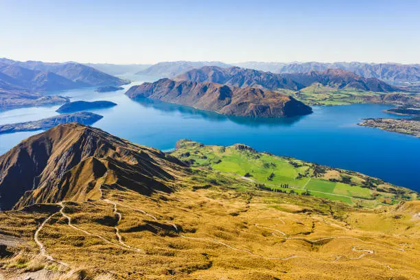 An amazing view of the Roys Peak, Wanaka, New Zealand