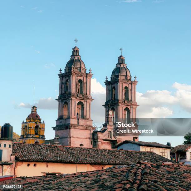 Beautiful View Of The Church In Valle De Bravo In Mexico Stock Photo - Download Image Now