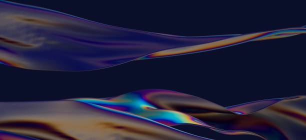 istock Abstract colorful wave panorama design cool for background or wallpaper 1436680198
