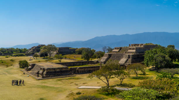 istock Ancient Zapotec structures inside Monte Alban Archaeological Zone in Mexico 1436681365