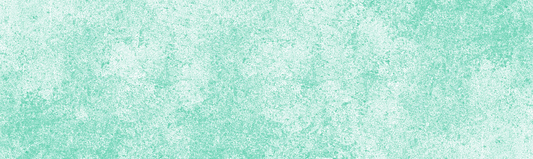 Pastel turquoise color textured surface abstract panoramic background. Light aquamarine rough long texture