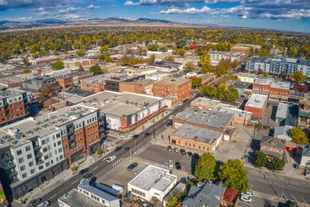 Photo of Aerial shot of Loveland in Colorado in autumn