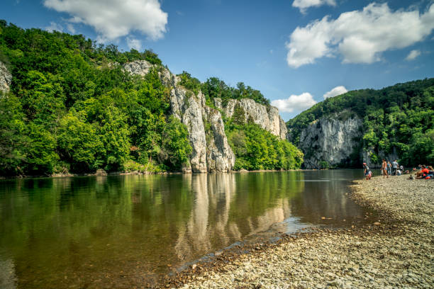 istock Danube river in Kelheim, Bavaria, Germany 1436690051