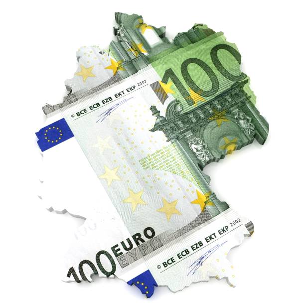 Euro money finance Germany map