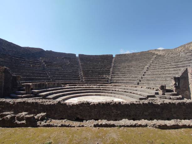 istock Old amphitheater in Pompei in Italy 1436715103