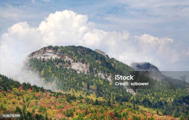 The Clouds Roll In On Grandfather Mountain In The Autumn Off The Blue Ridge Parkway Stock Photo - Download Image Now