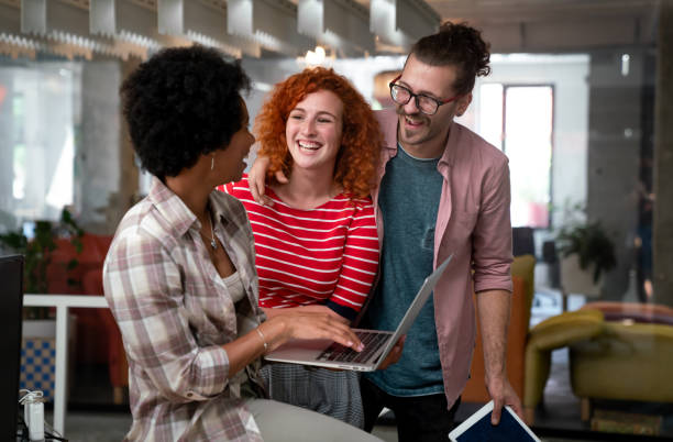 istock Collaboration and analysis by business people working in office 1436717669