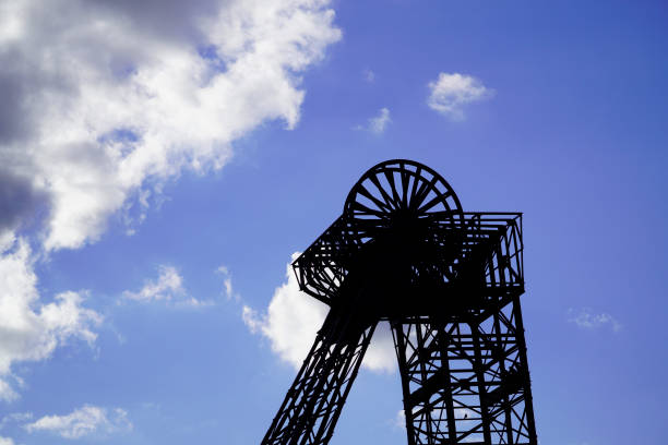The Radbod colliery in Hamm. Disused colliery site of a coal mine