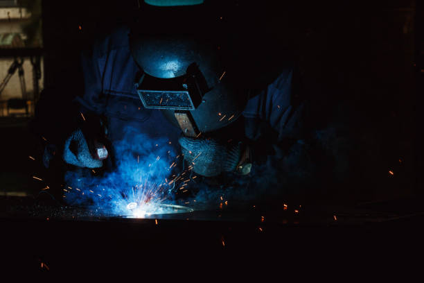 istock Welder of Metal Welding . 1436726859