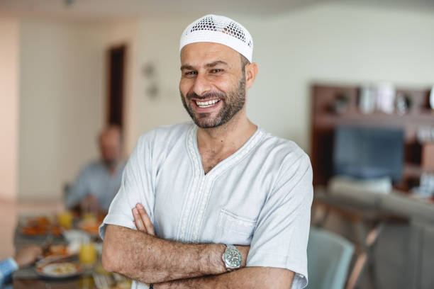 istock Close Up Portrait Of Middle Eastern Middle Age Male 1436732169