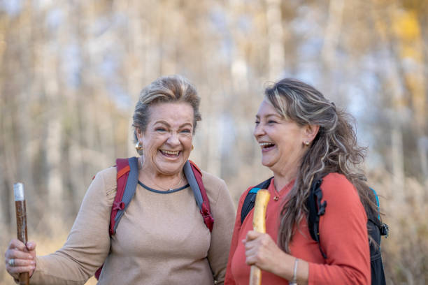 istock Hispanic Women Hiking Together 1436732271