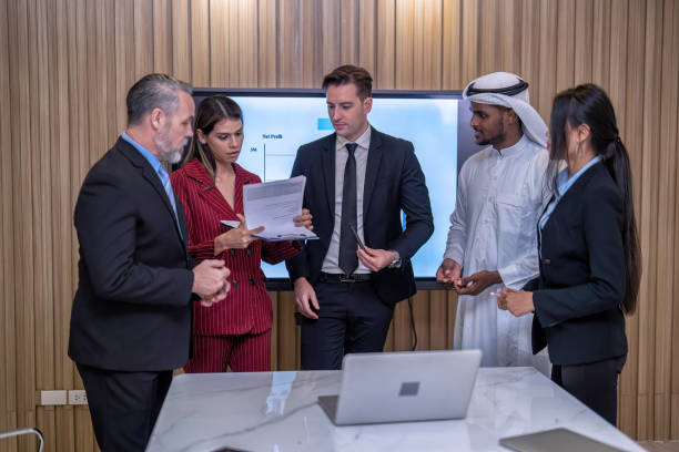 istock Group of business diversity people 1436735444