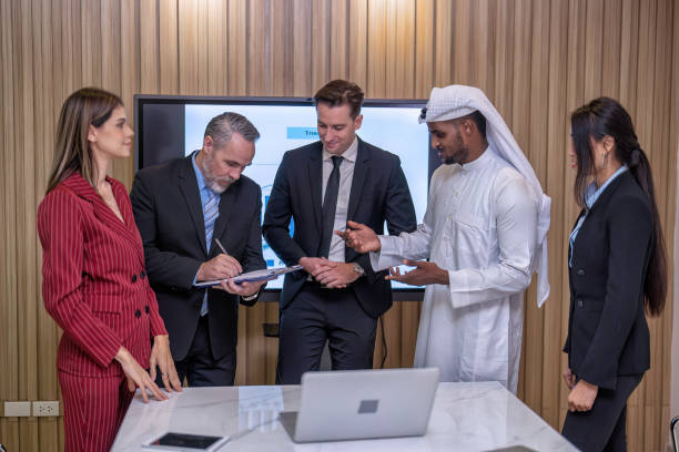 istock Group of business diversity people 1436735588