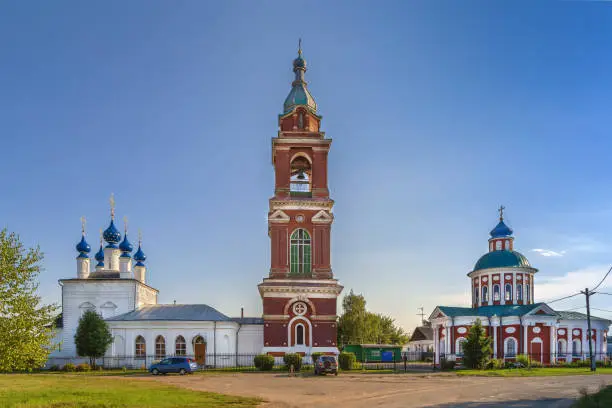 Church of Nikita, Church of the Intercession and bell tower in Yuriev-Polsky, Russia
