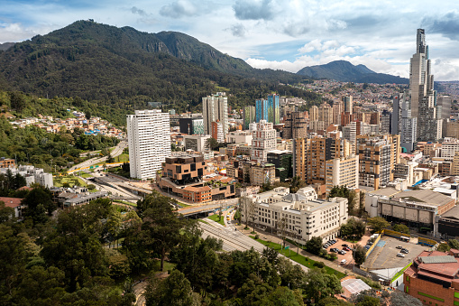 Aerial view of Sao Paulo city in Brazil - Radial Leste - Tatuape