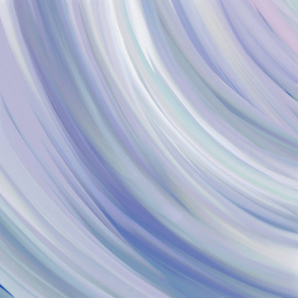 istock Modern oil painting gradient abstract art background, textured white and purple vortex square banner, curved, elegant, layered 1436748742