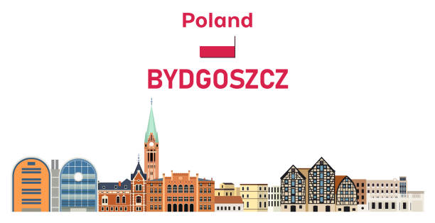Bydgoszcz city skyline vector illustration vector art illustration