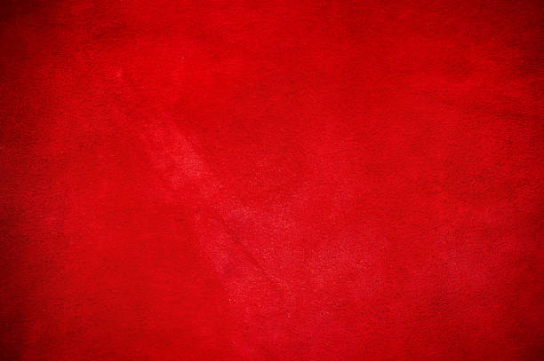 istock Velvet texture of seamless leather. Felt material macro. Red suede texture. Fabric, leather 1436754845