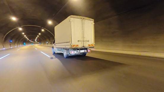 Semi-Truck, Transportation, Pick-up Truck, Freight Transportation, Tunnel