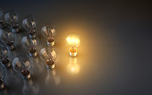 istock Innovation idea concept featured lamp concept 1436759235