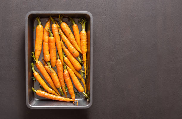 istock Roasted honey glazed carrots 1436759241