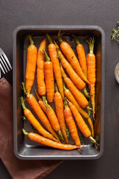 istock Roasted honey glazed carrots 1436759244