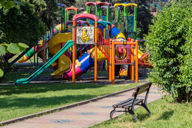 istock Colorful playground for kids 1436762426