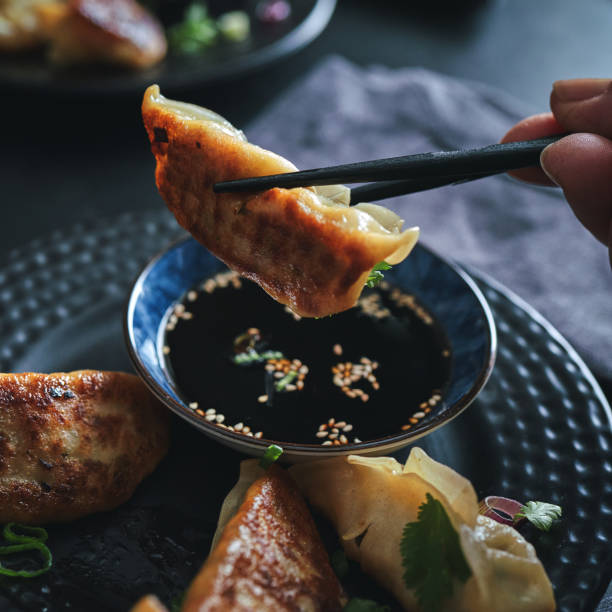 istock Japanese Gyoza Dumplings 1436775208